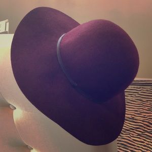 Burgundy Wool Hat